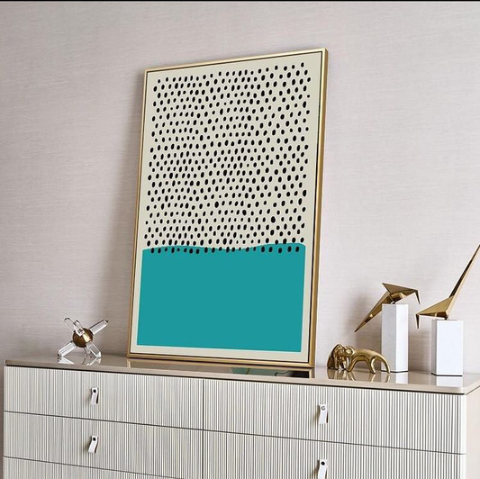MID CENTURY ABSTRACT WALL HANGING – SINGLE WALL ART