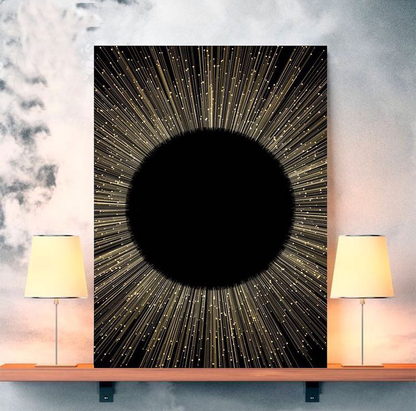 BLACK HOLE WALL HANGING – SINGLE WALL ART