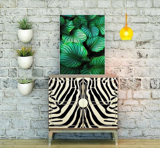 GREEN LEAF WALL HANGING – SINGLE WALL ART