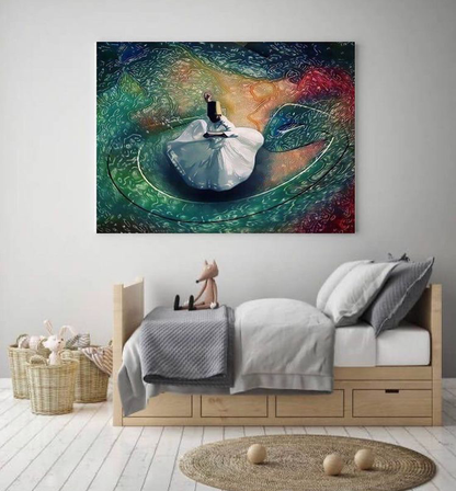 SUFI WHIRLING WALL ART – SUFISIM WALL ART