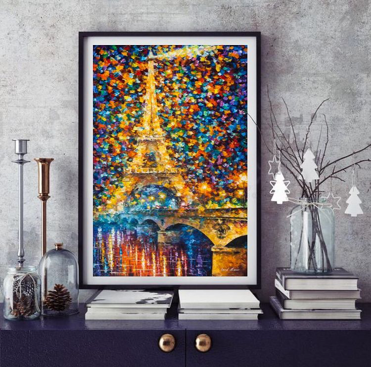 EIFFEL TOWER PAINTING –SINGLE WALL ART
