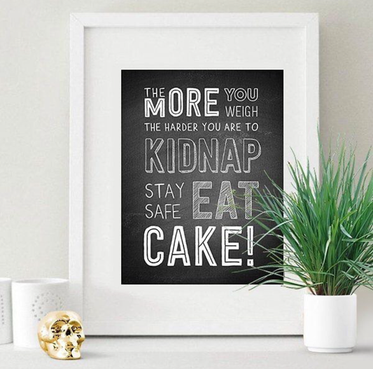 DIETING QUOTE – QUOTES WALL ART