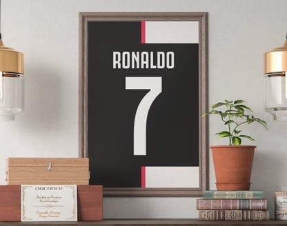RONALDO JERSEY CR 7 – SINGLE WALL ART
