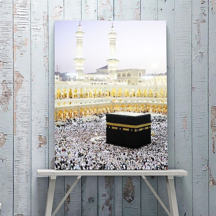 KAABA SHARIF DURING HAJJ – ISLAMIC WALL ART