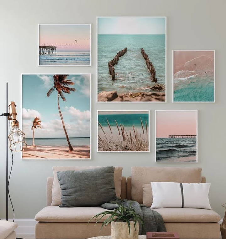 BEACH VIEW – 6 PANEL SET