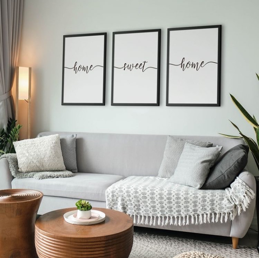 HOME SWEET HOME – 3 PANEL SET