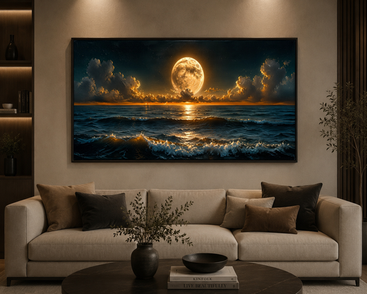 Luminous Ocean Dream – Premium Wall Art