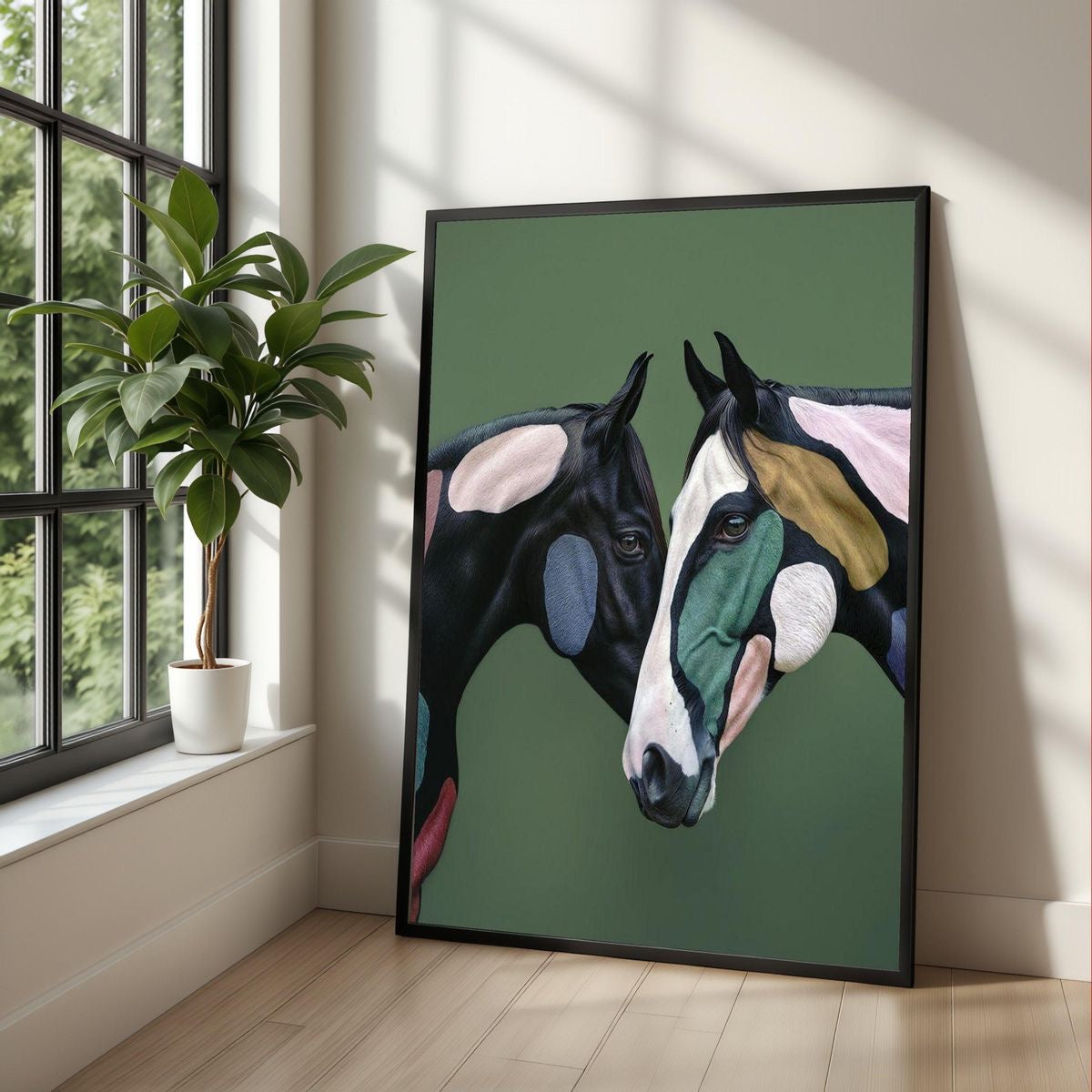 Prism Horse Portrait Wall art
