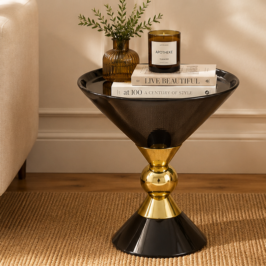 Obsidian Luxe Side Table
