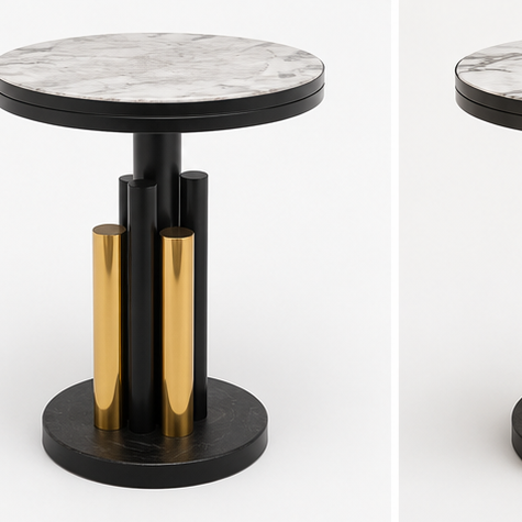 Nova Pillar Side Table