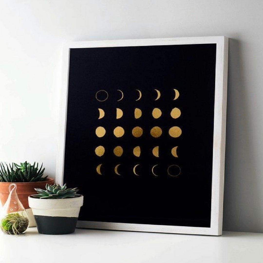 GOLDEN MOON ART – SINGLE WALL ART