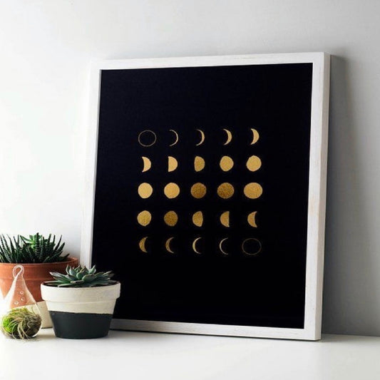 GOLDEN MOON ART – SINGLE WALL ART