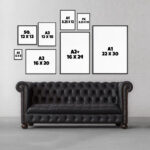 DISCIPLINE BELIEVE FOCUS QUOTE – 3 PANEL SET – QUOTES WALL ART