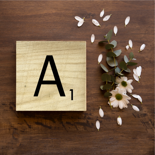SCRABBLE LETTER “A”