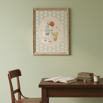 Vintage Kids Room Art