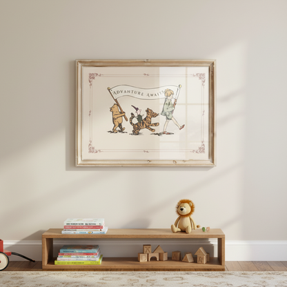 Vintage Kids Room Art