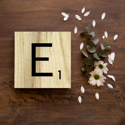 SCRABBLE LETTER “E”
