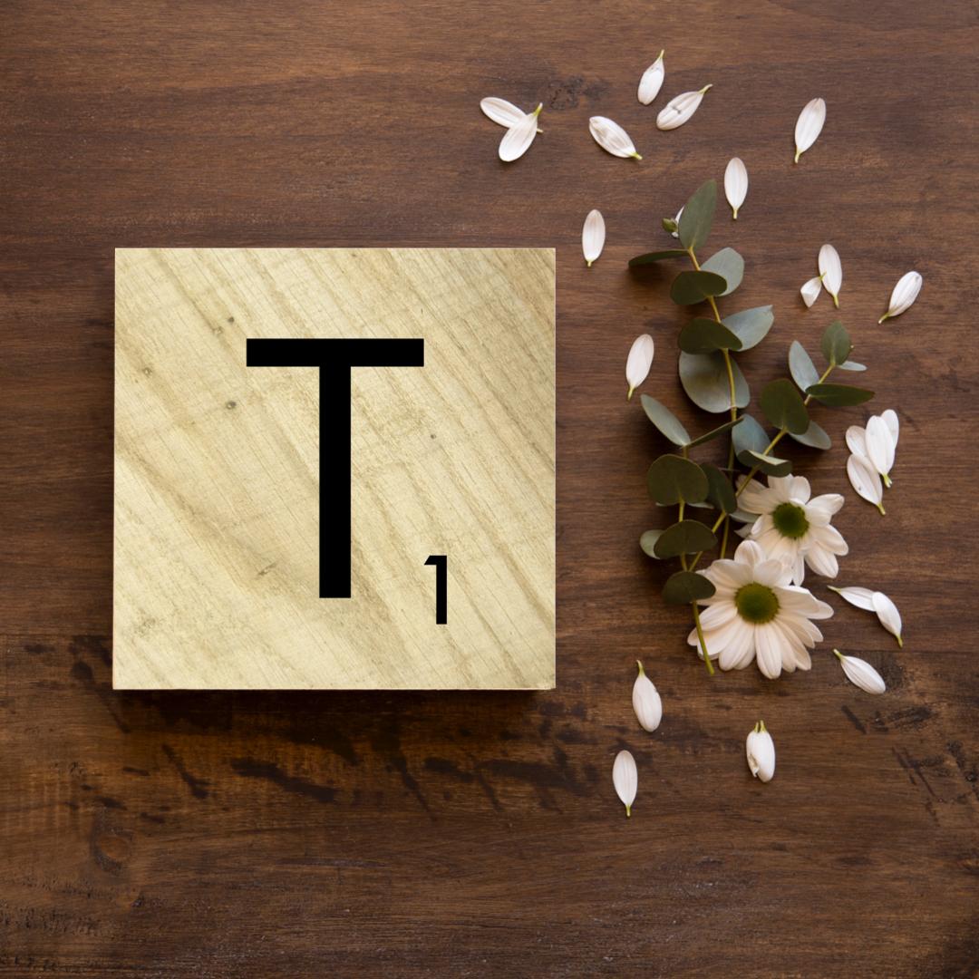SCRABBLE LETTER “T”