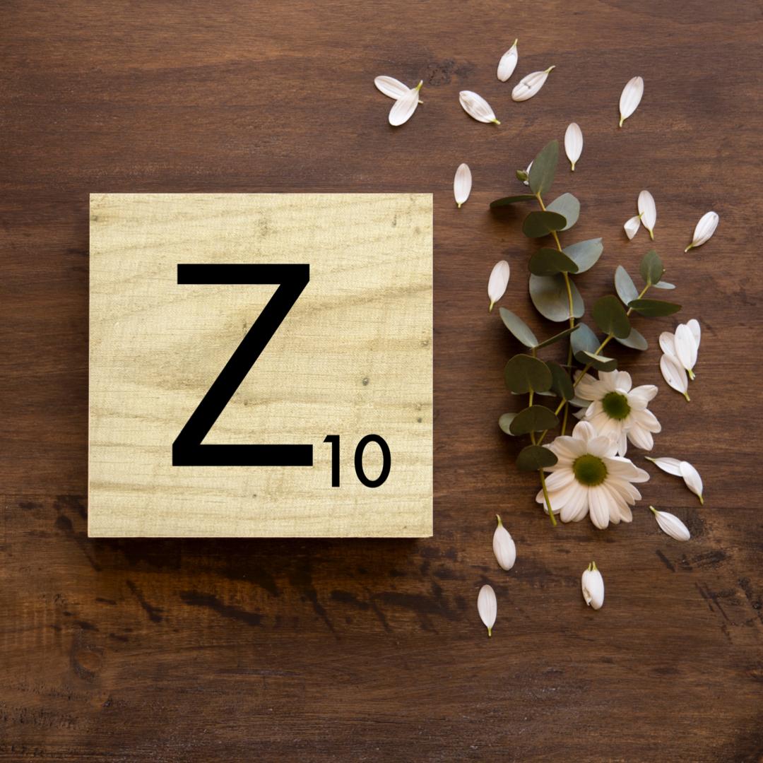 SCRABBLE LETTER “Z”