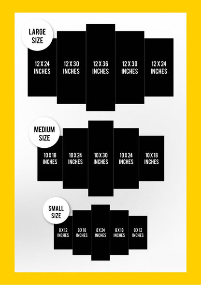 GEOMETRICAL BATMAN LOGO – 5 PANEL SET – COMIC WALL ART