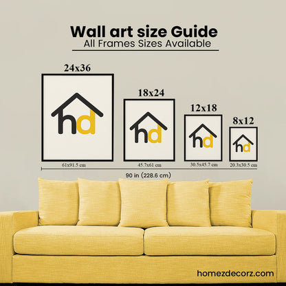 Golden Abstract Painting