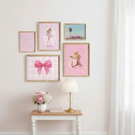 Vintage Kids Wall art l Set of 5 frames