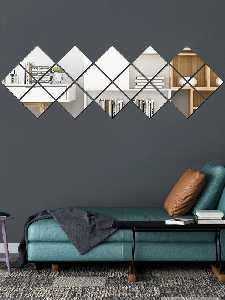 Square Mirror Wall Art