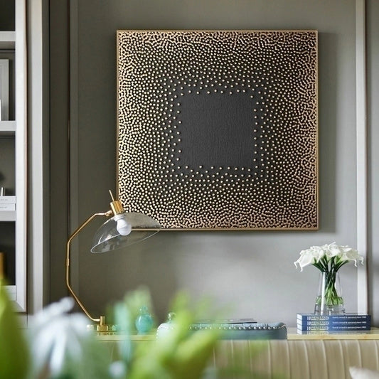 Abstract Golden Decorative Frame