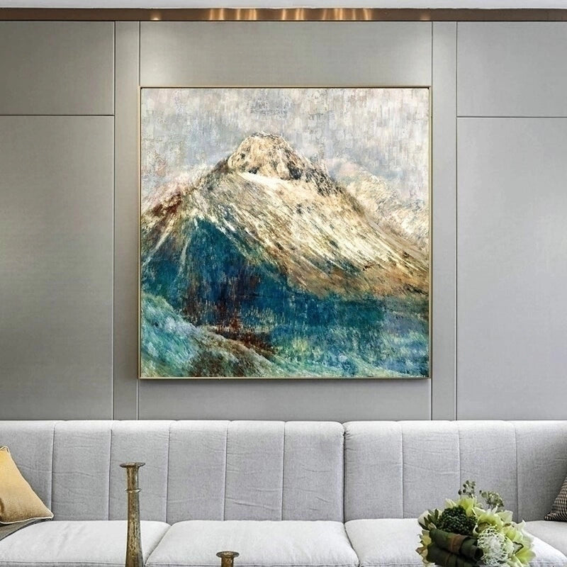 Abstract Marble Living Room Picture