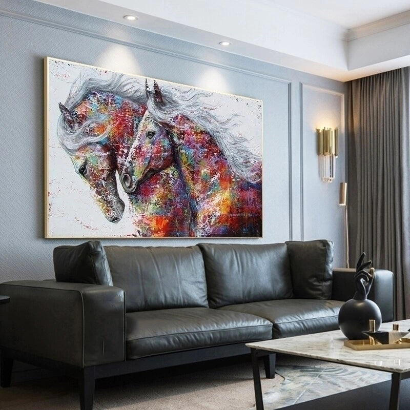 Painting Colorful Horses