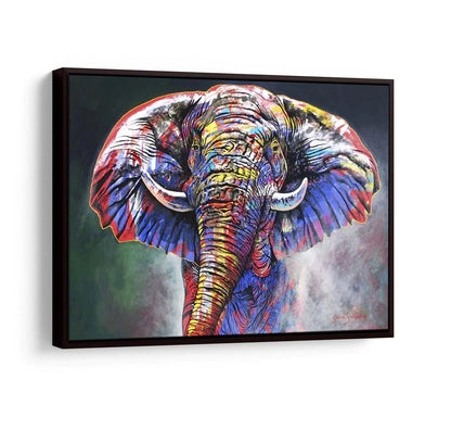 Colorful Elephant Painting