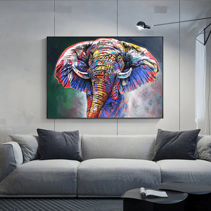 Colorful Elephant Painting