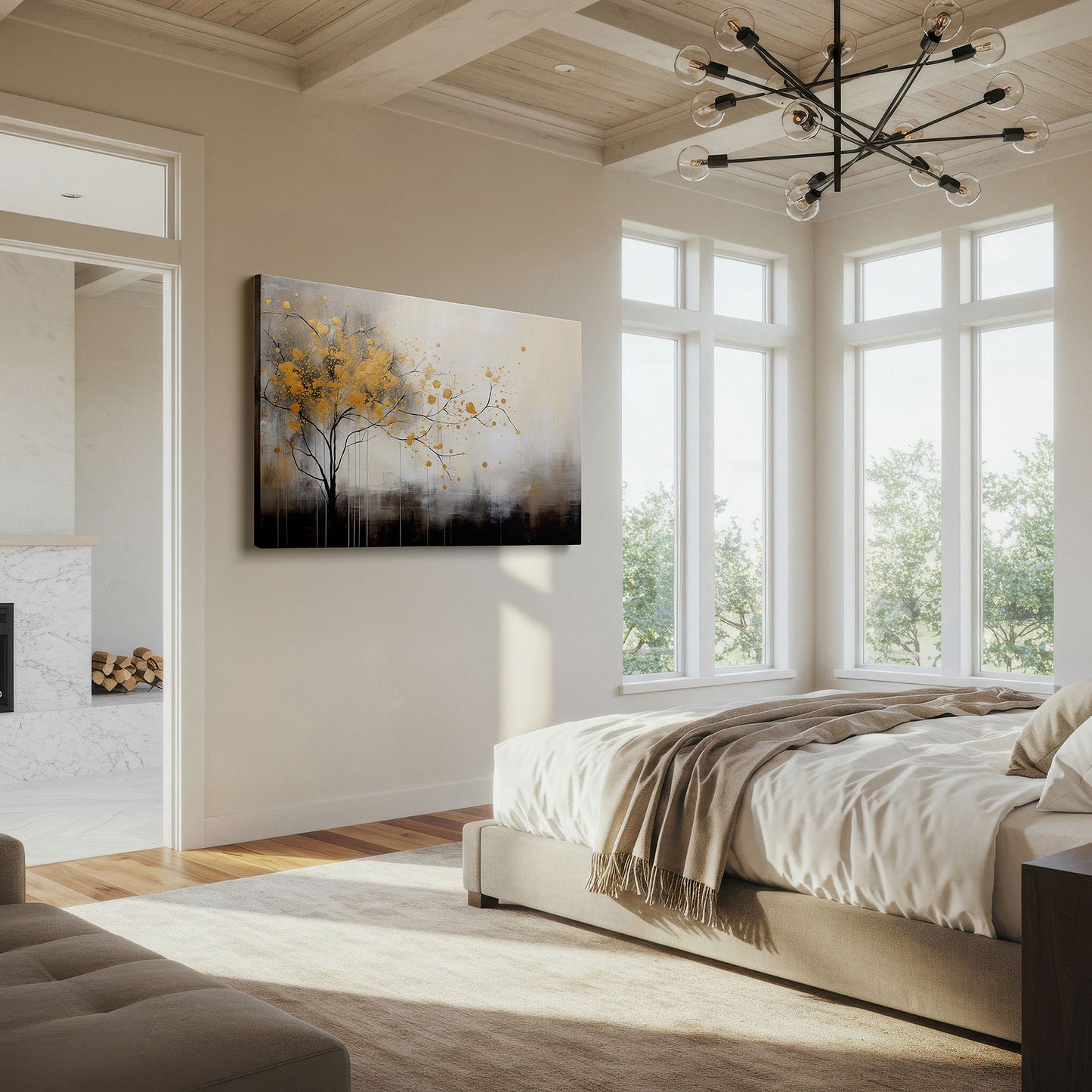 Elegant Tree Canvas Art for Office & Living Room