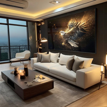 Luxury Shiny Flying Eagle Frame