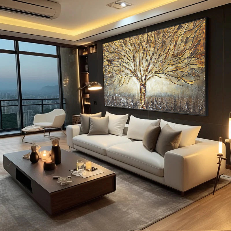 Golden Tree of Life Painting