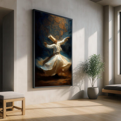 Rustic Whirling Dervish Canvas Print