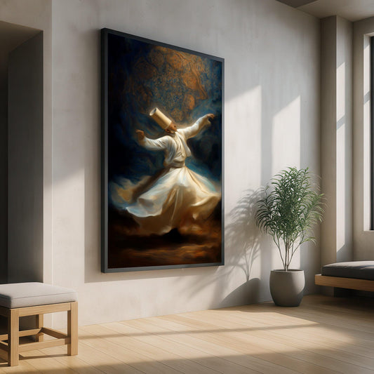 Rustic Whirling Dervish Canvas Print