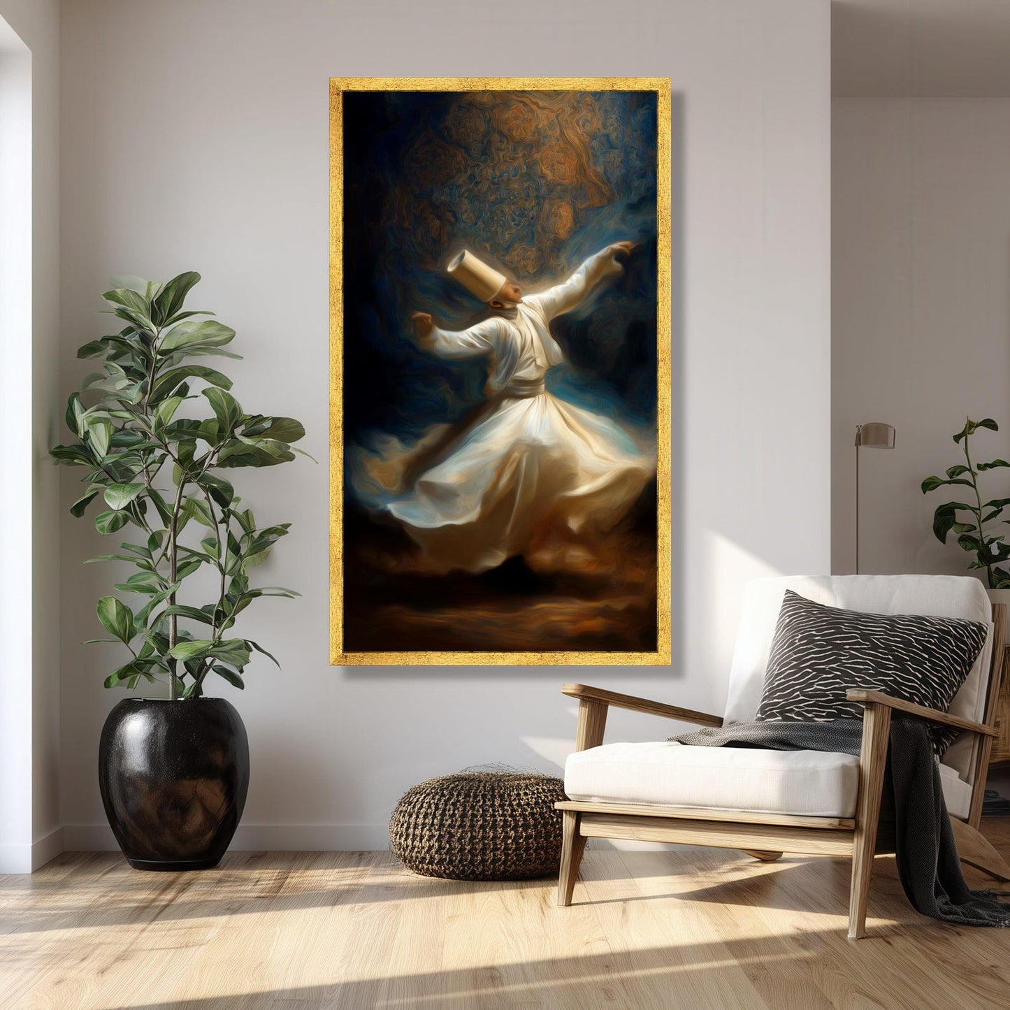 Rustic Whirling Dervish Canvas Print