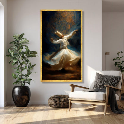 Rustic Whirling Dervish Canvas Print