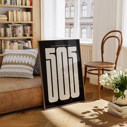 505 Poster – Minimalist Music