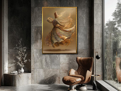 Whirling Dervish Dance Canvas Art
