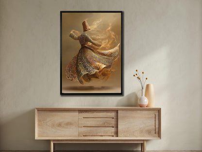 Whirling Dervish Dance Canvas Art
