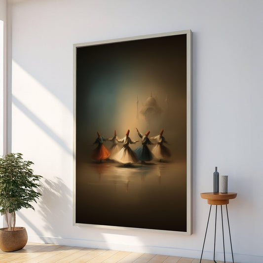 Whirling Dervishes Dance Canvas