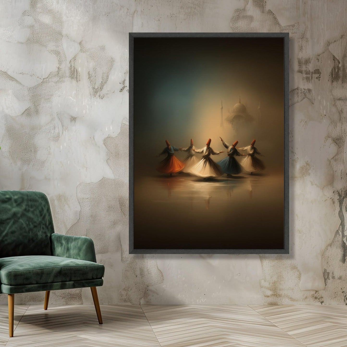 Whirling Dervishes Dance Canvas