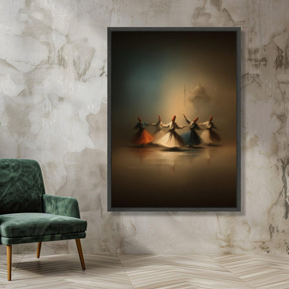 Whirling Dervishes Dance Canvas