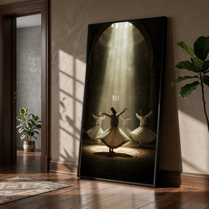 Spiritual Sufi Art  Mystical Light Rays