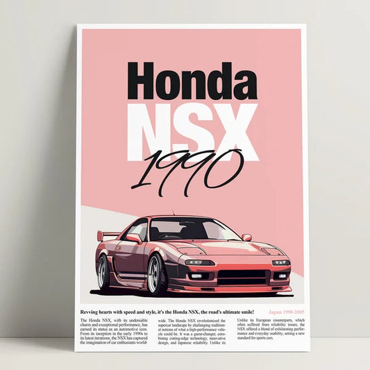 Honda NSX 1990 - Wall Art