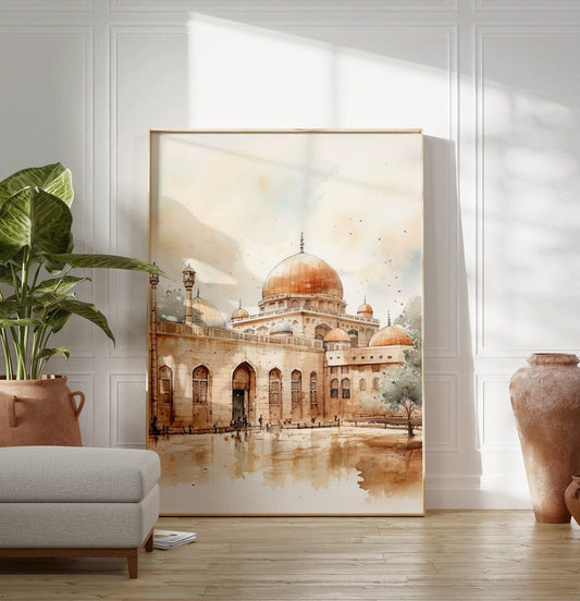 Al-Aqsa Mosque Wall Art | Jerusalem Islamic Decor