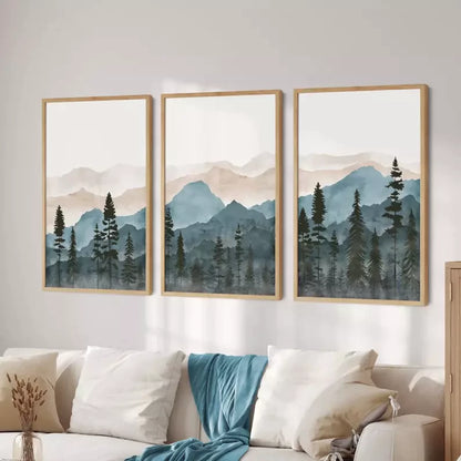 Watercolor Mountains Painting Kit