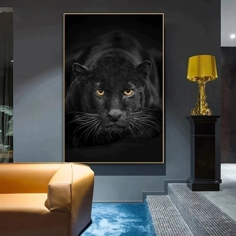 Black Puma Decorative Frame